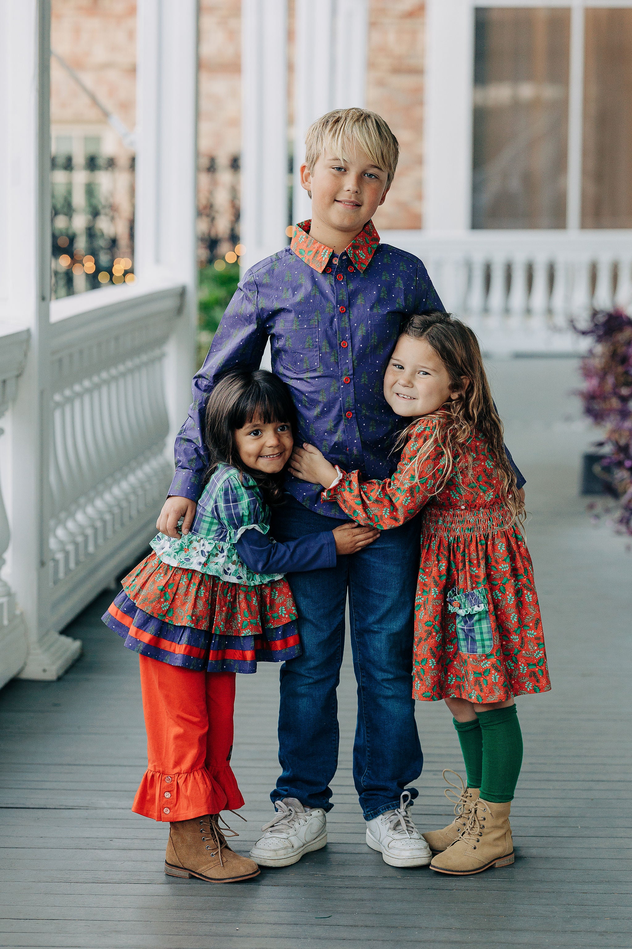 Boy's Button Shirt - Festive Little Wonders - Image 6