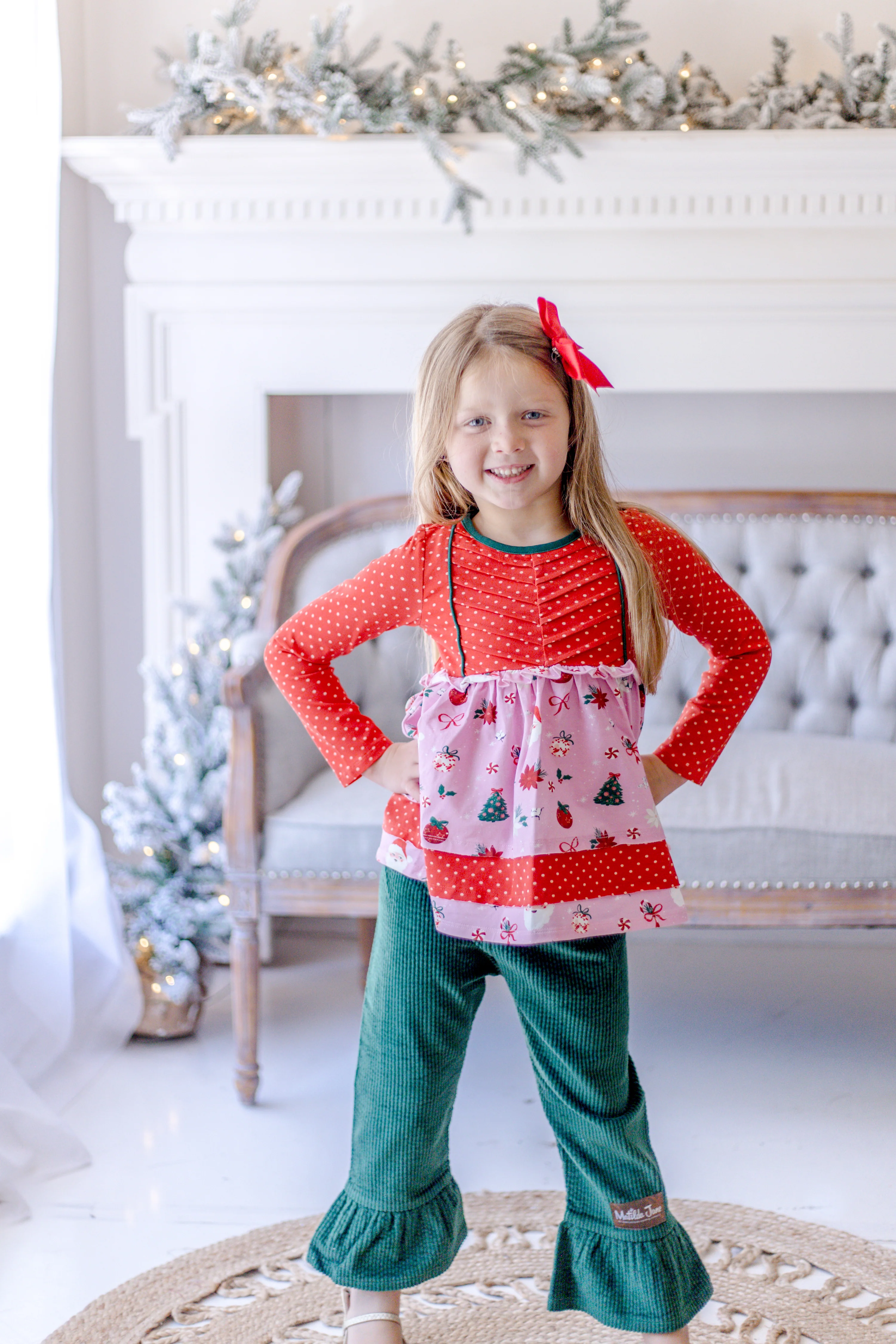 Emerald Eve Corduroy Big Ruffles - Image 6