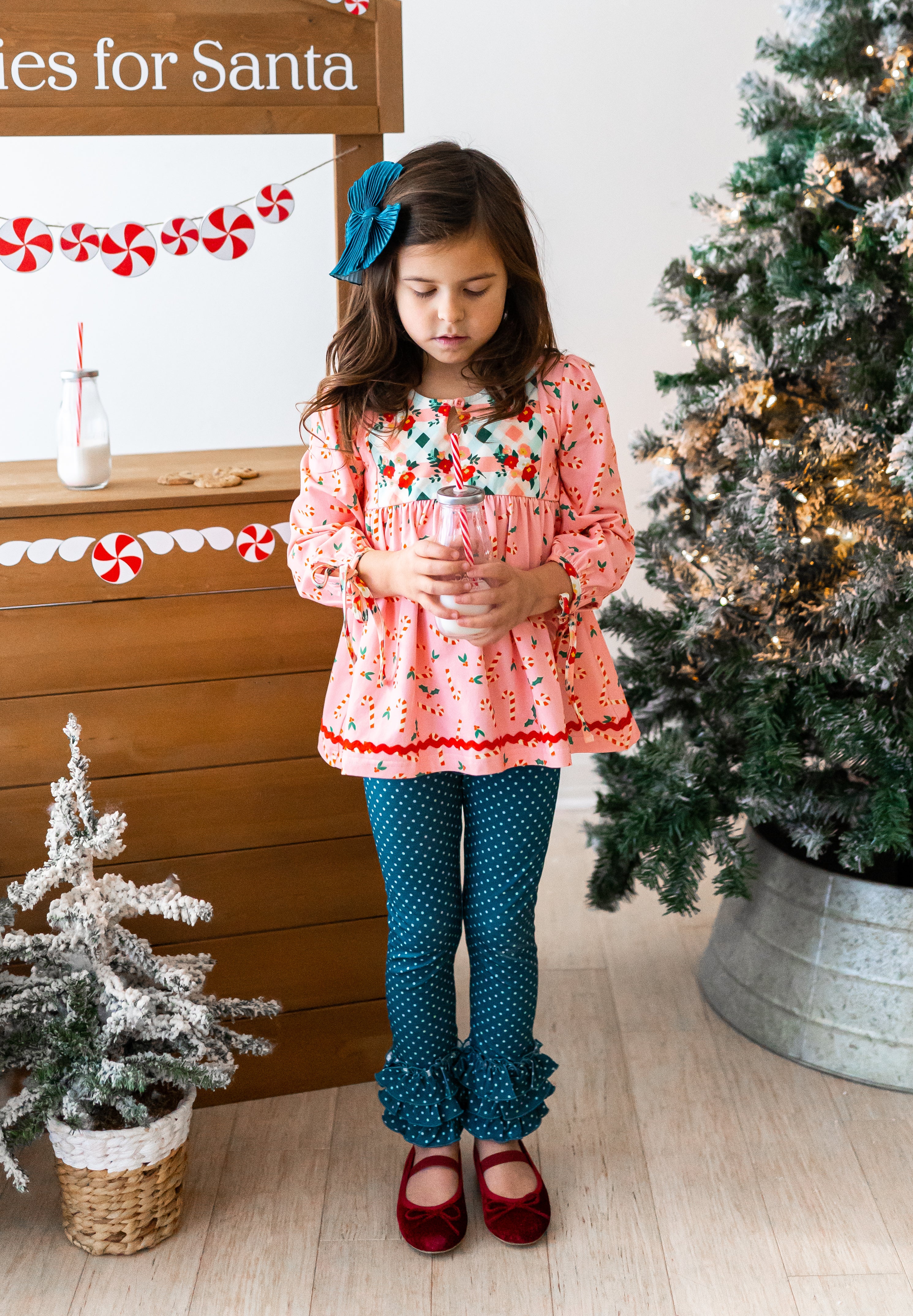 Festive Dot Benny Leggings - Image 4