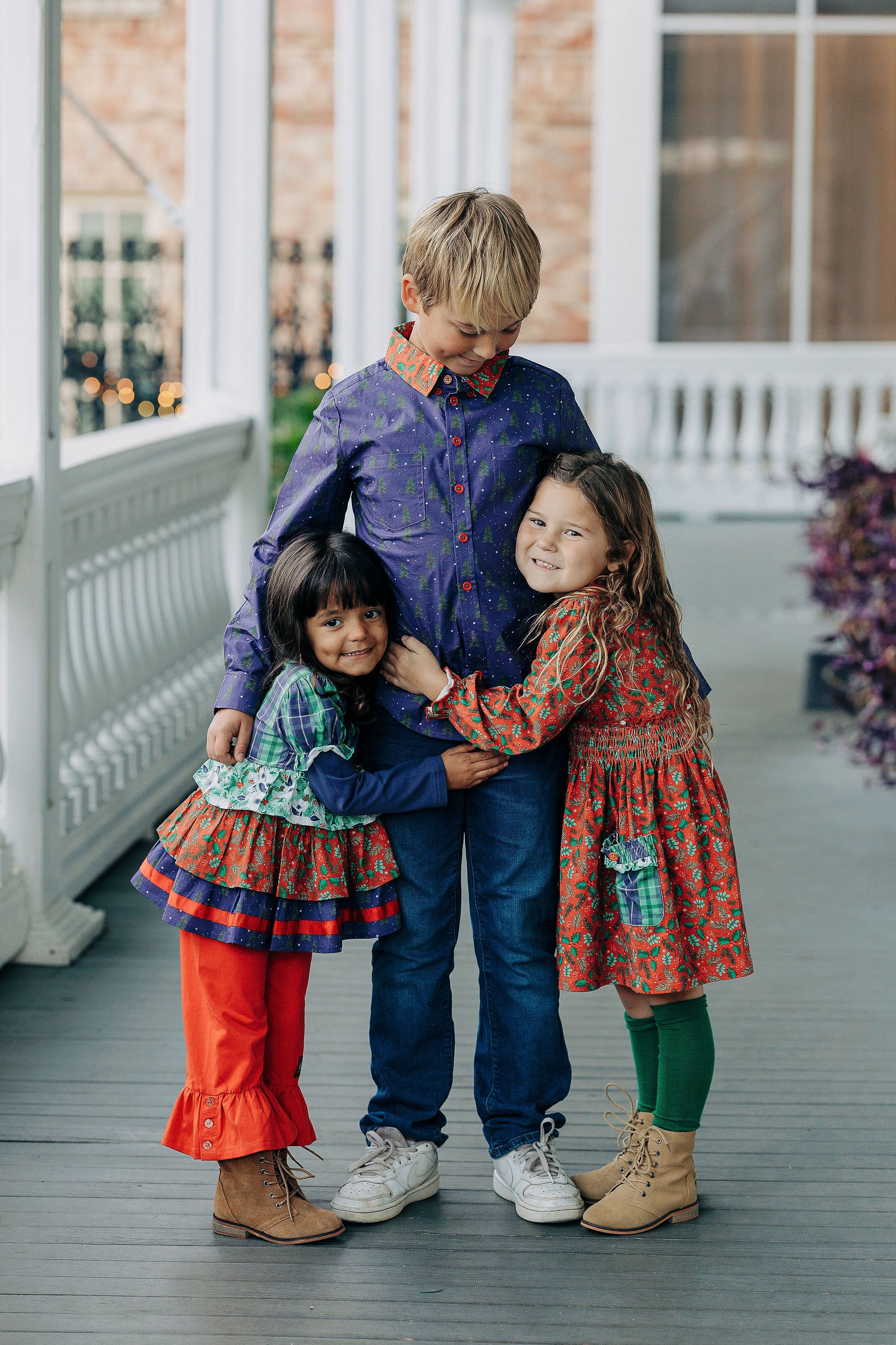 Festive Little Wonders Tiered Tunic - Image 4