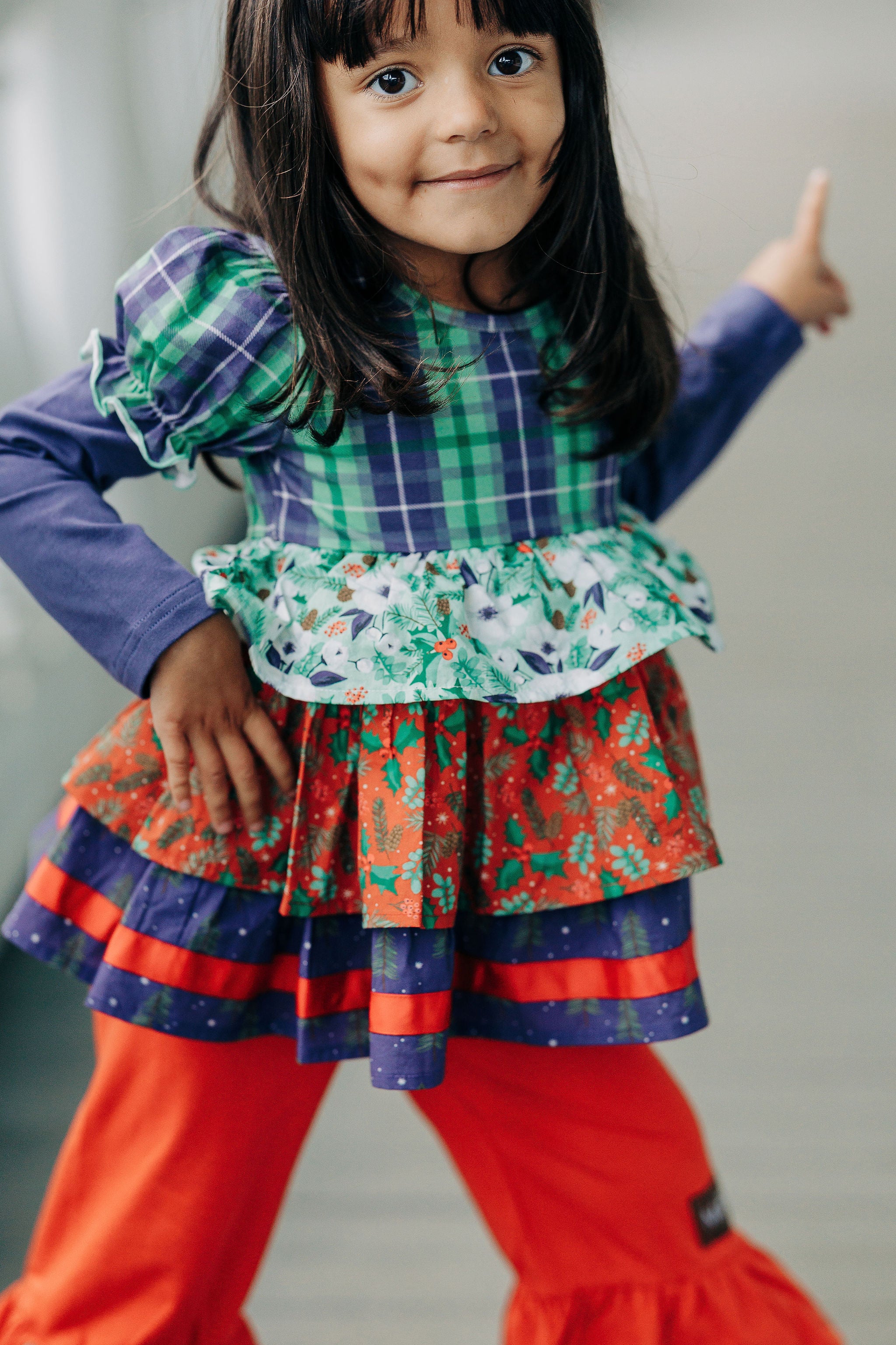 Festive Little Wonders Tiered Tunic - Image 5