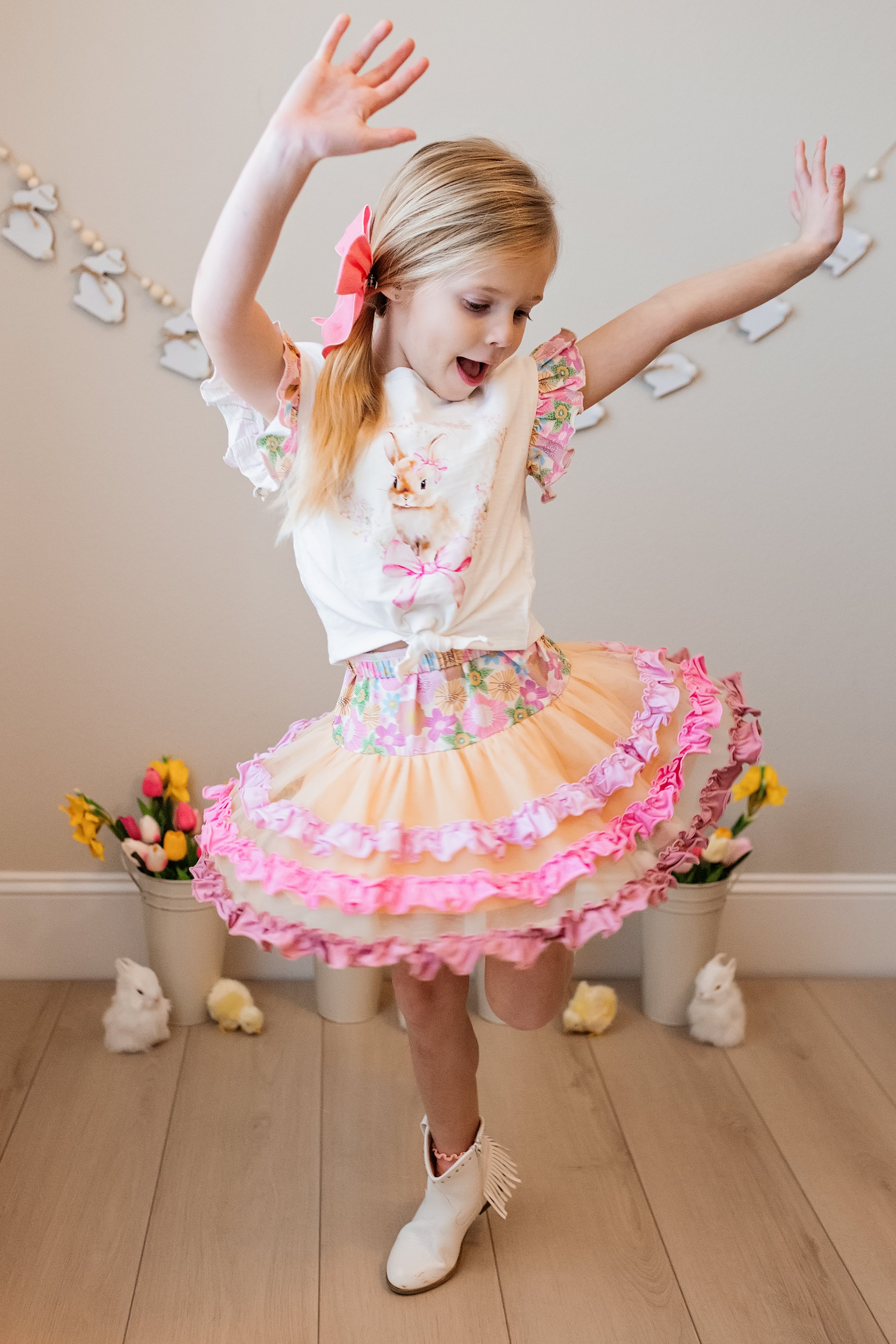 Flora & Flopsy Charm Ruffle Skirt - Image 13