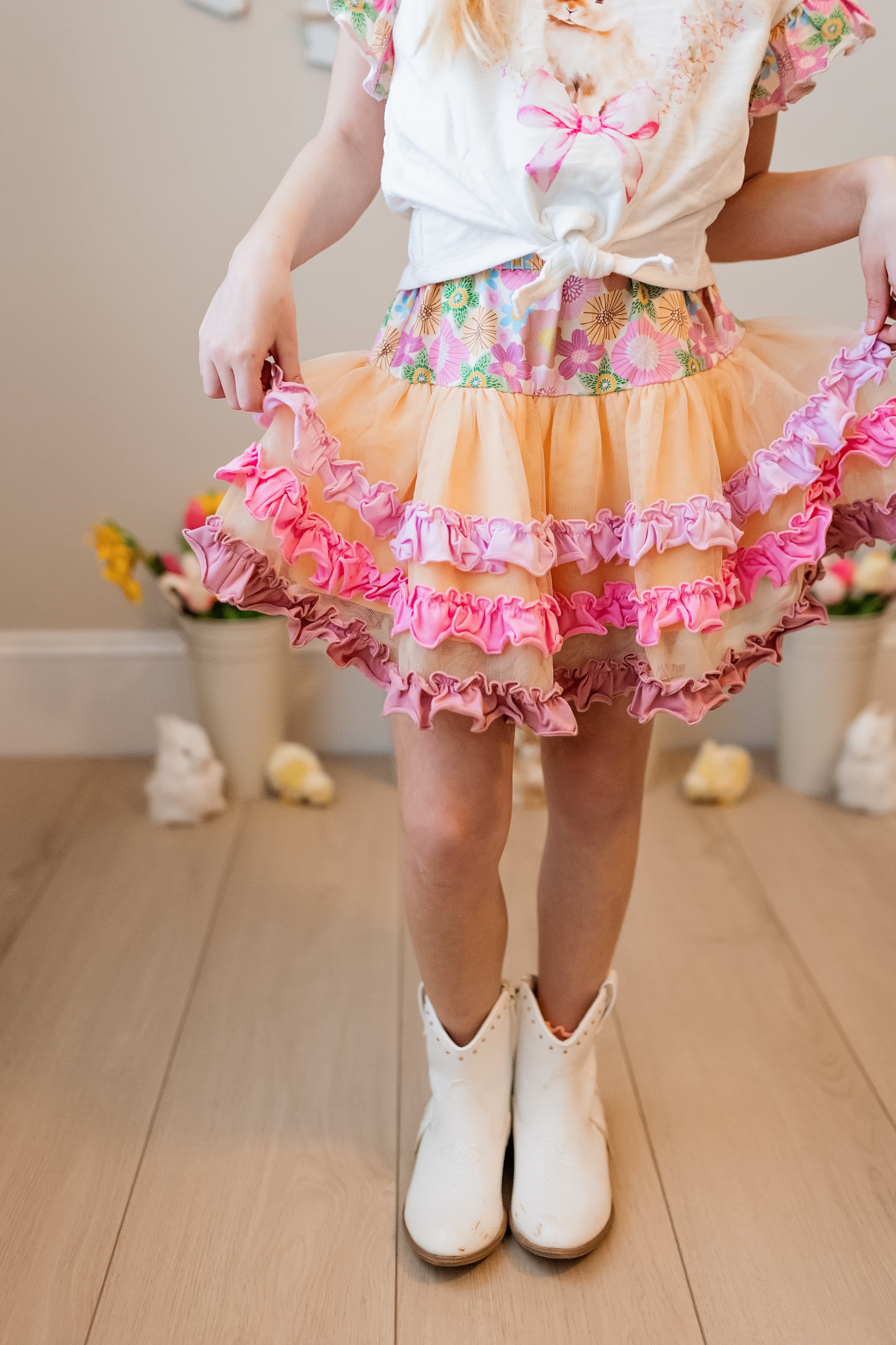 Flora & Flopsy Charm Ruffle Skirt - Image 9