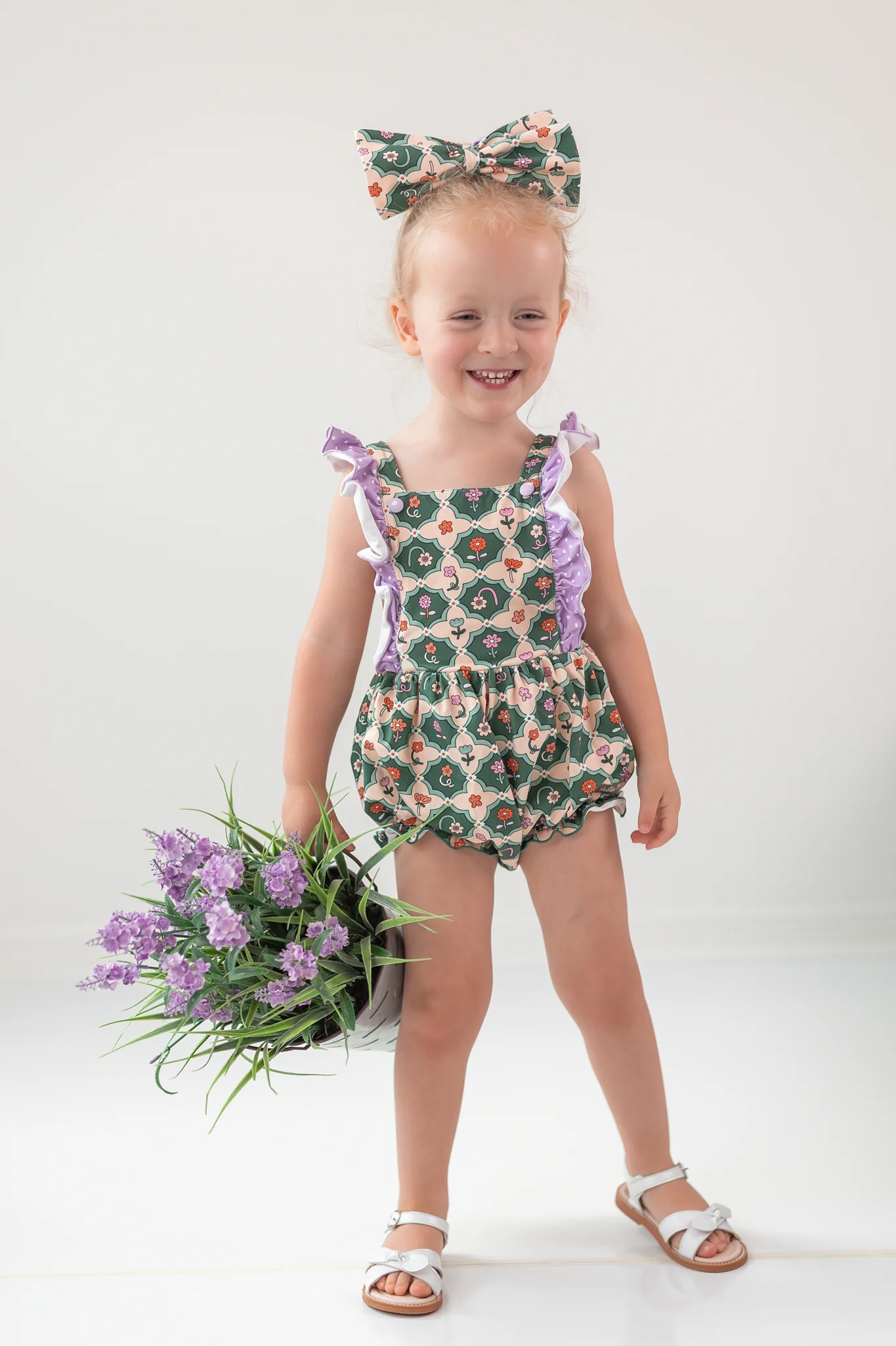 Heartfelt Vintage Grace Bubble Romper - Image 13