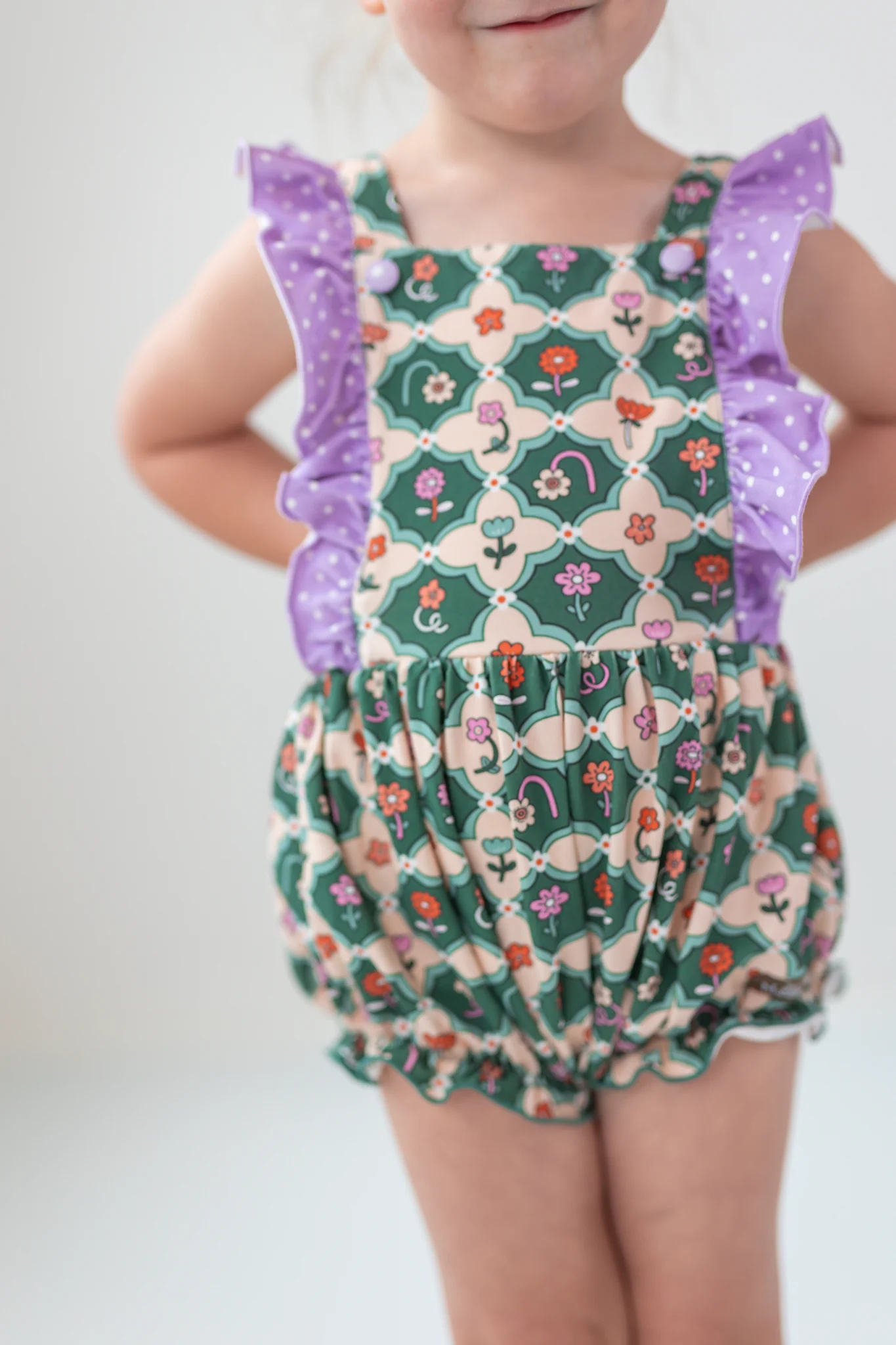 Heartfelt Vintage Grace Bubble Romper - Image 14