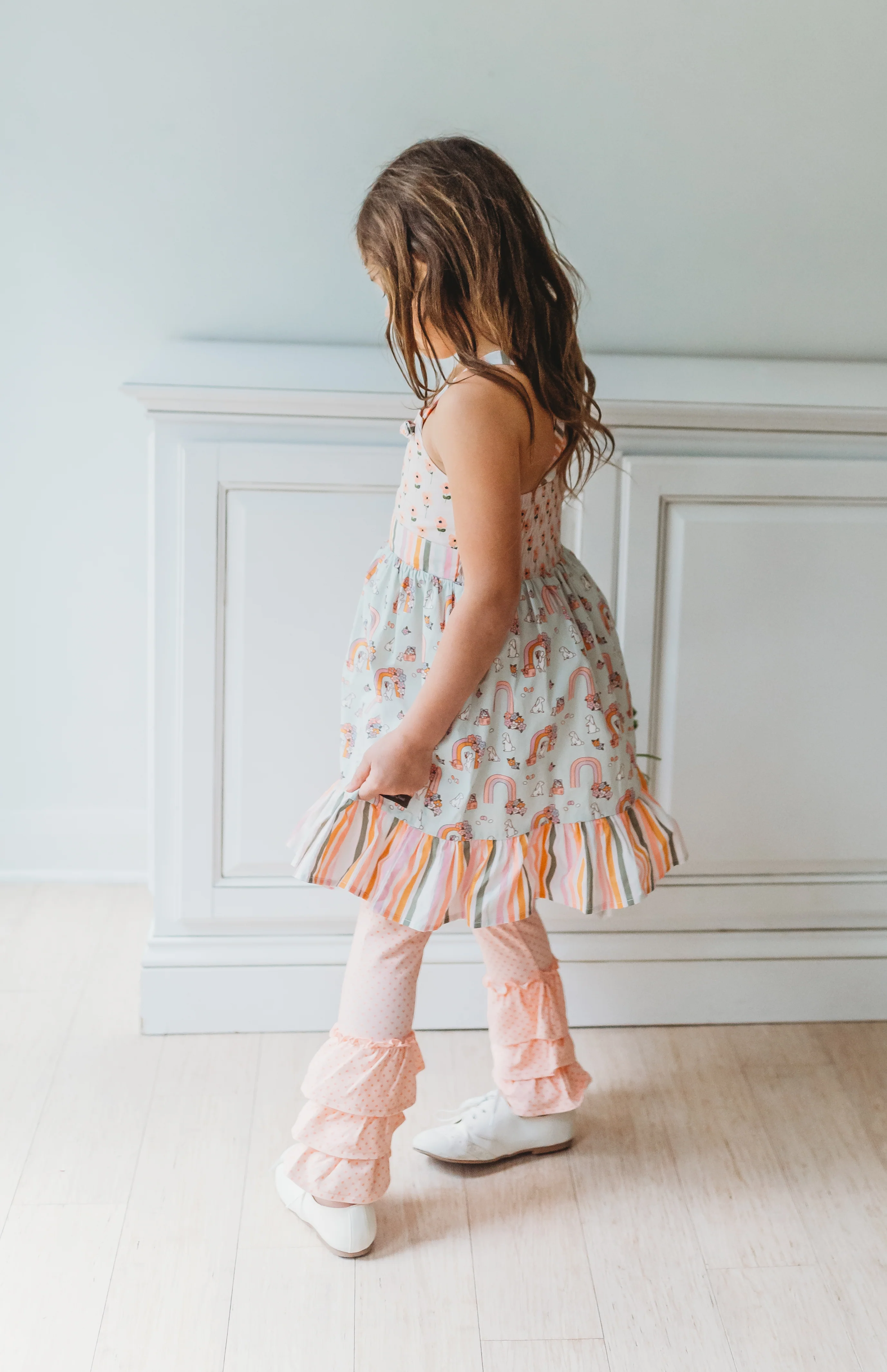 Knot Dress Hoppy Rainbow - Image 5