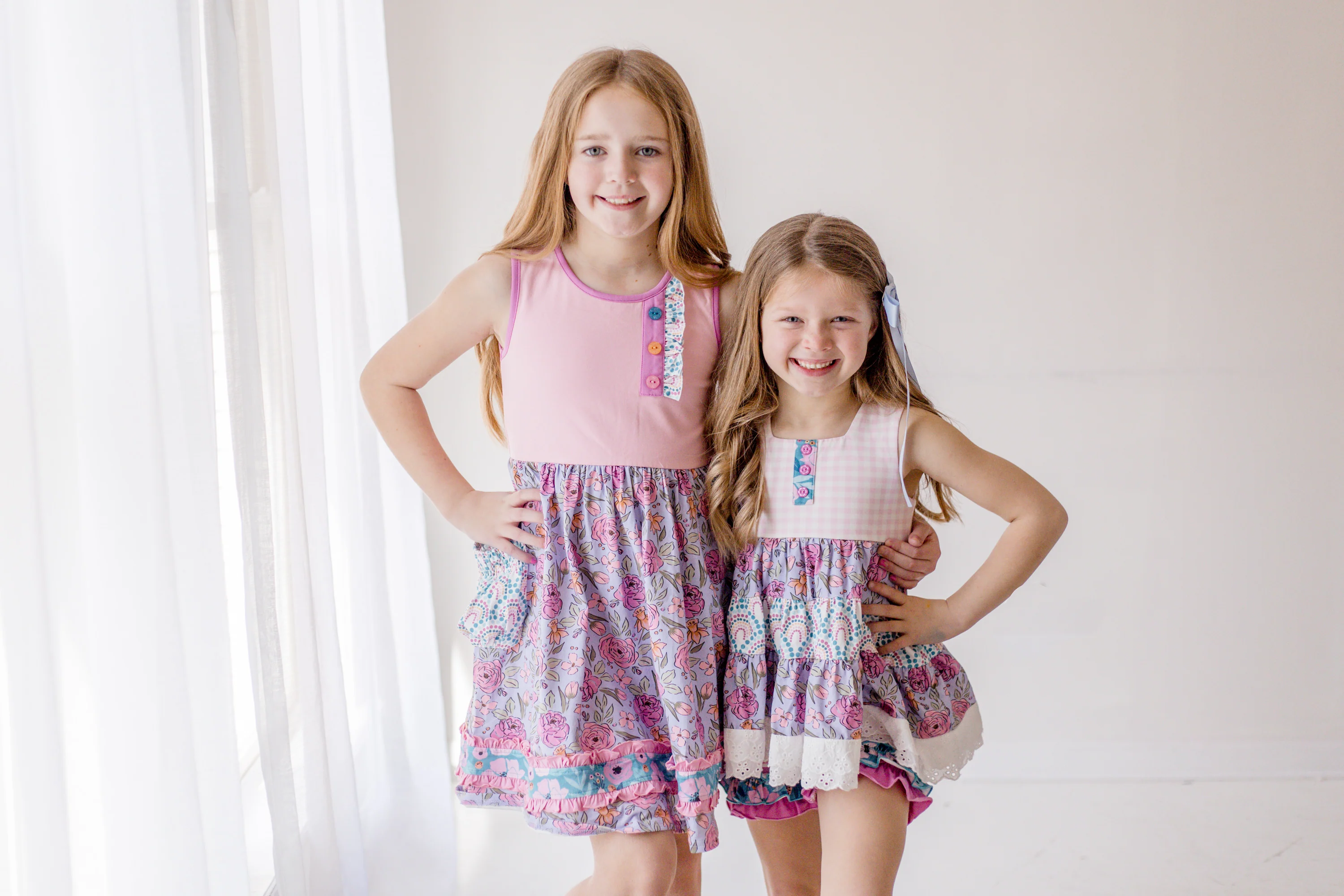 Live in Lavender Button Dress - Image 6