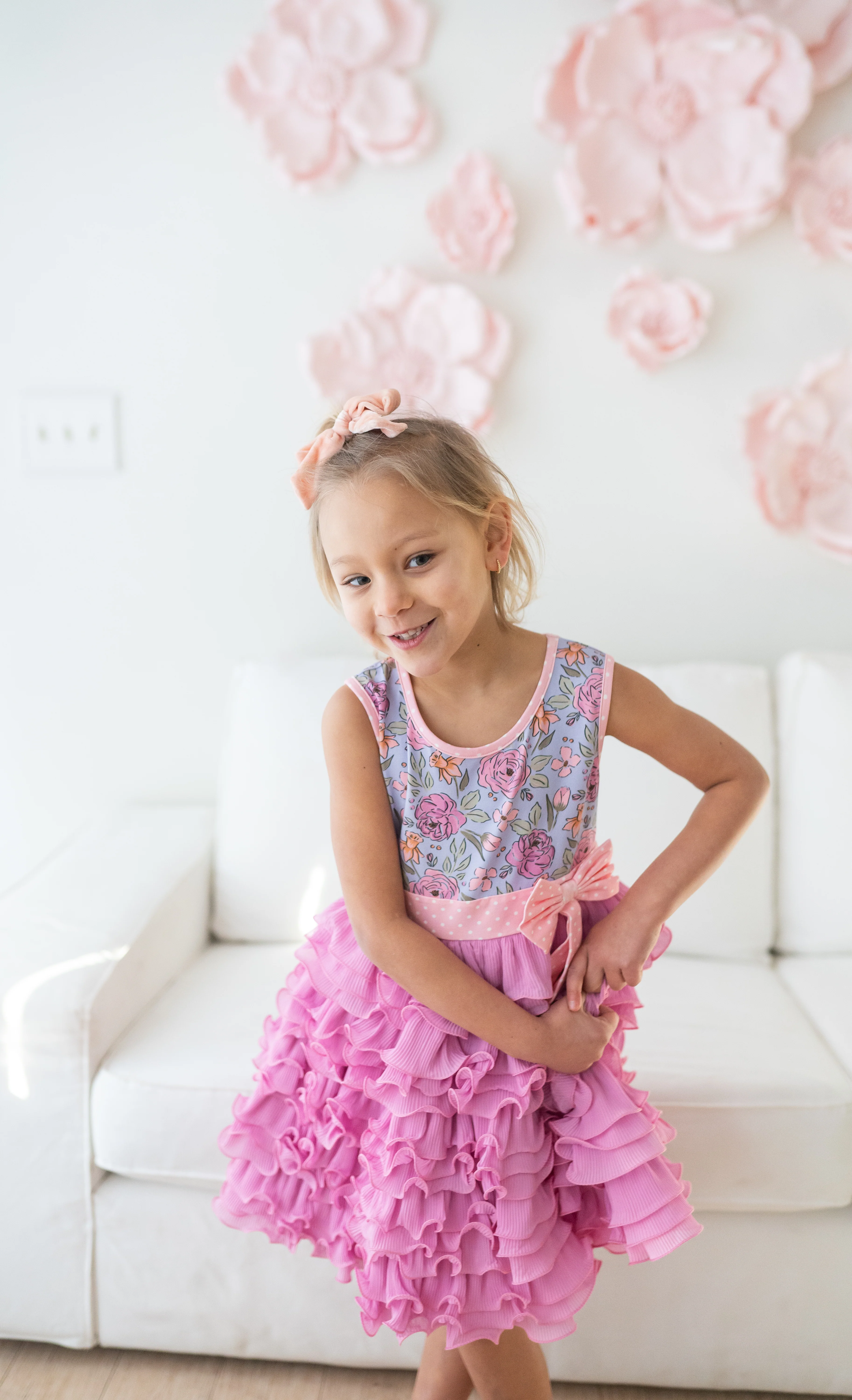 Live in Lavender Ruffle Dress - Image 12