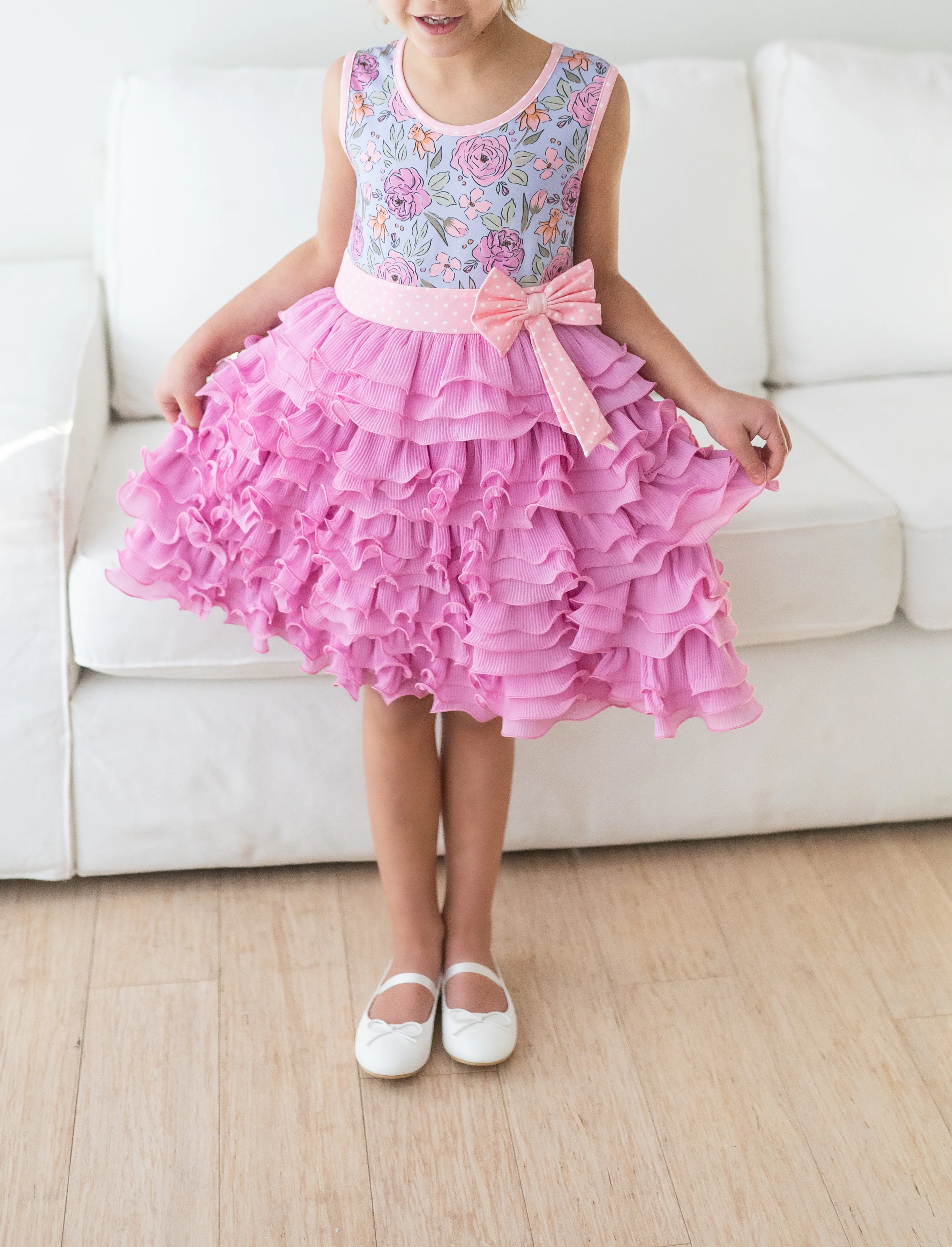 Live in Lavender Ruffle Dress - Image 6