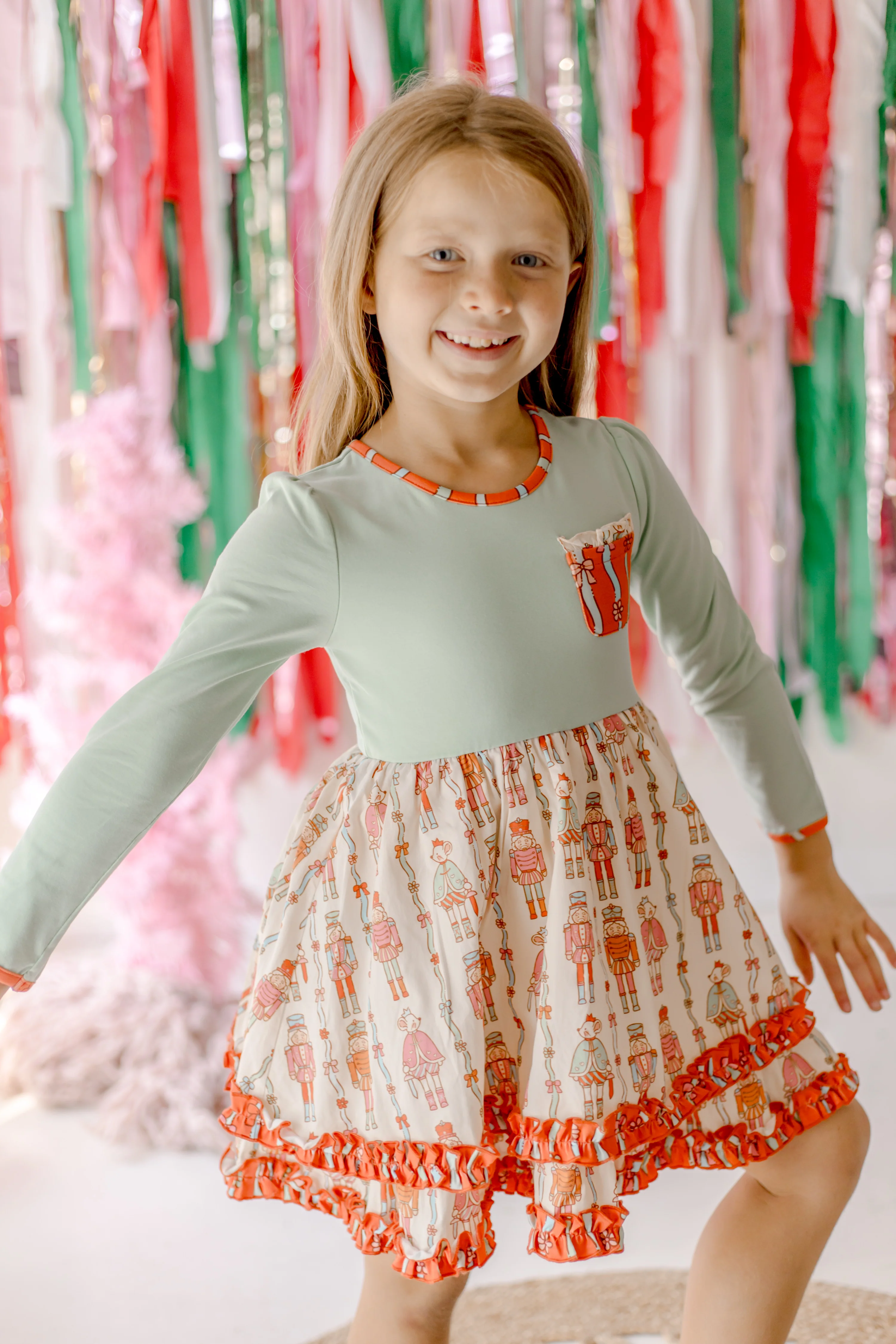 Nutcracker Brigade Ruffle Dress - Image 5
