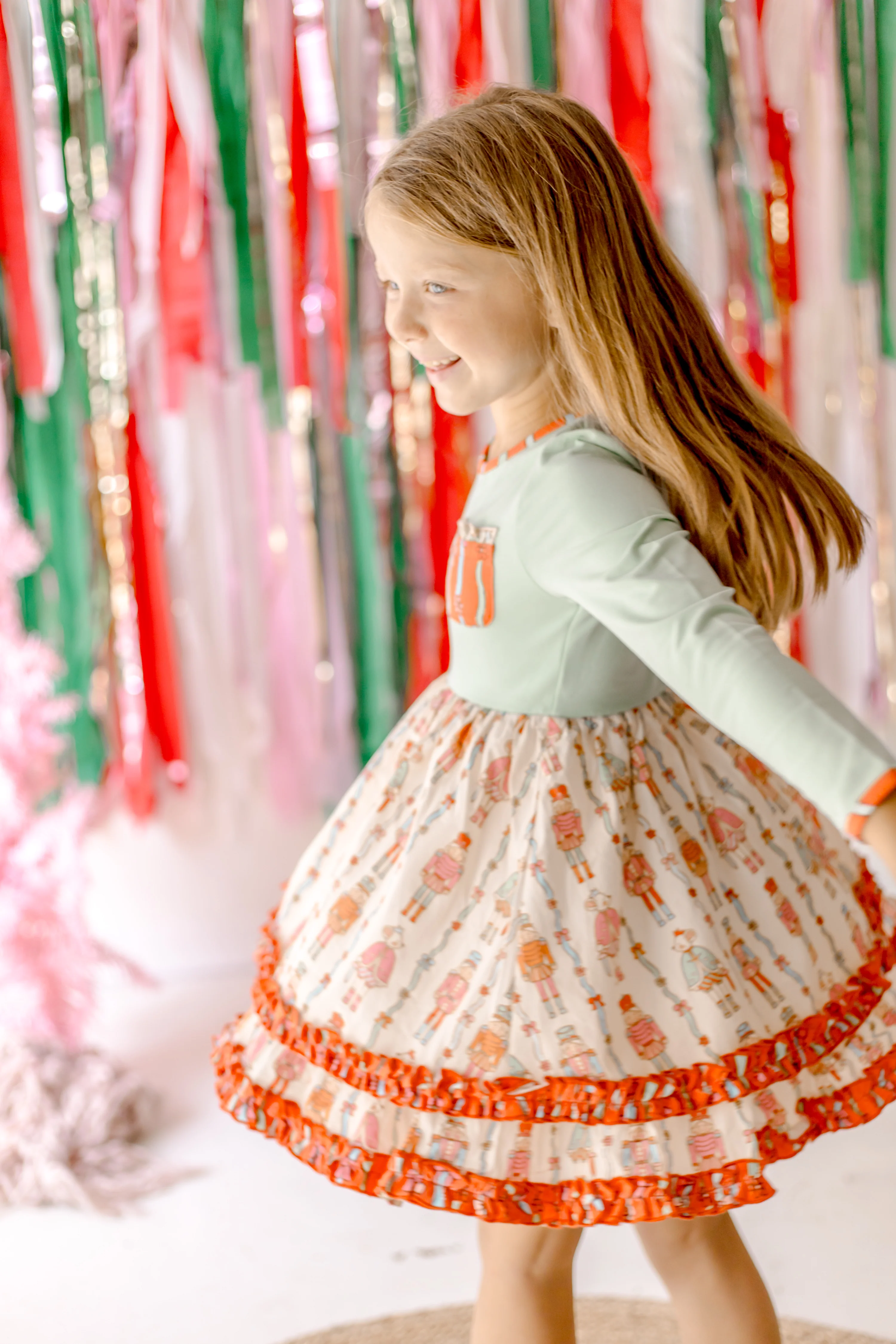 Nutcracker Brigade Ruffle Dress - Image 7