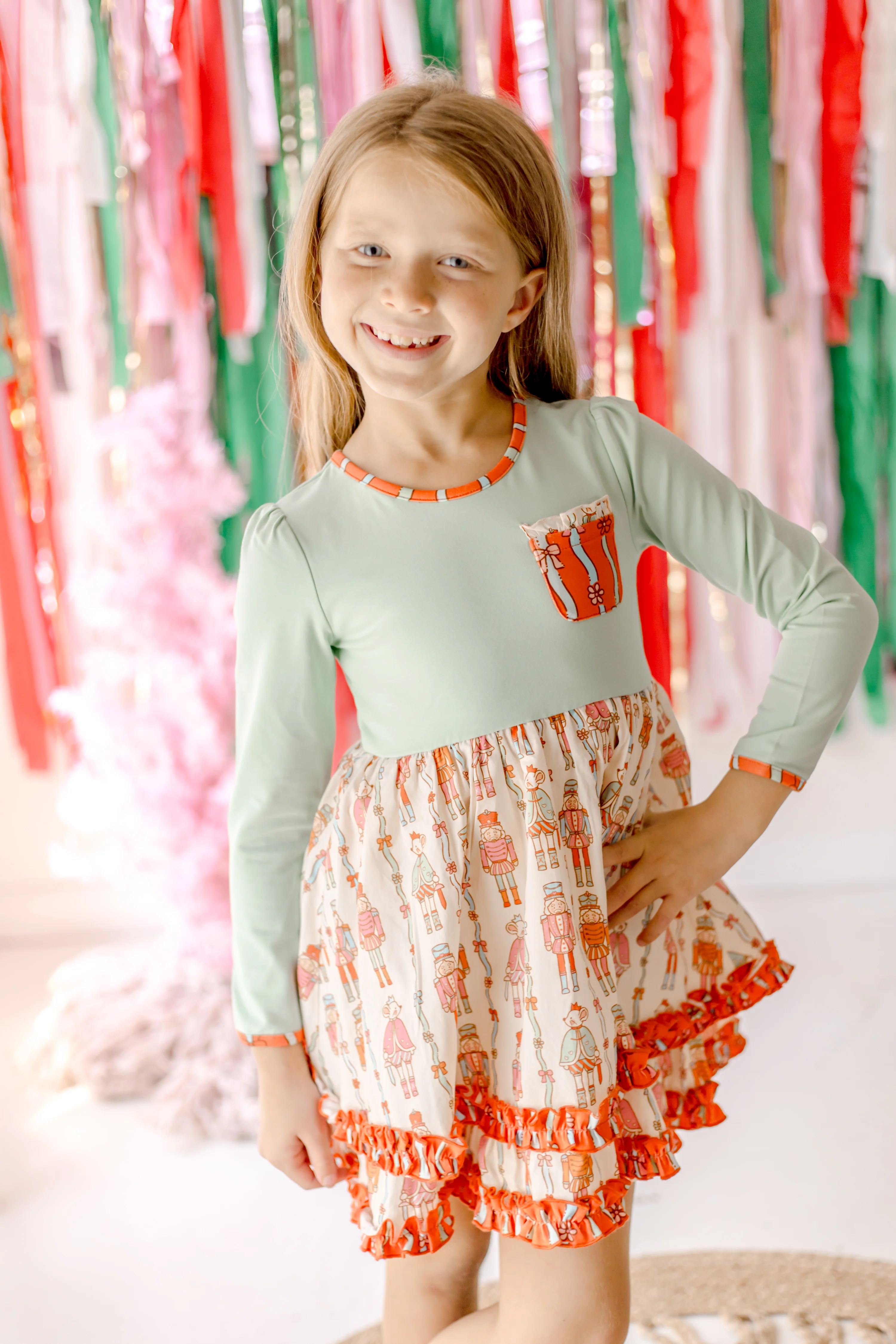 Nutcracker Brigade Ruffle Dress - Image 9