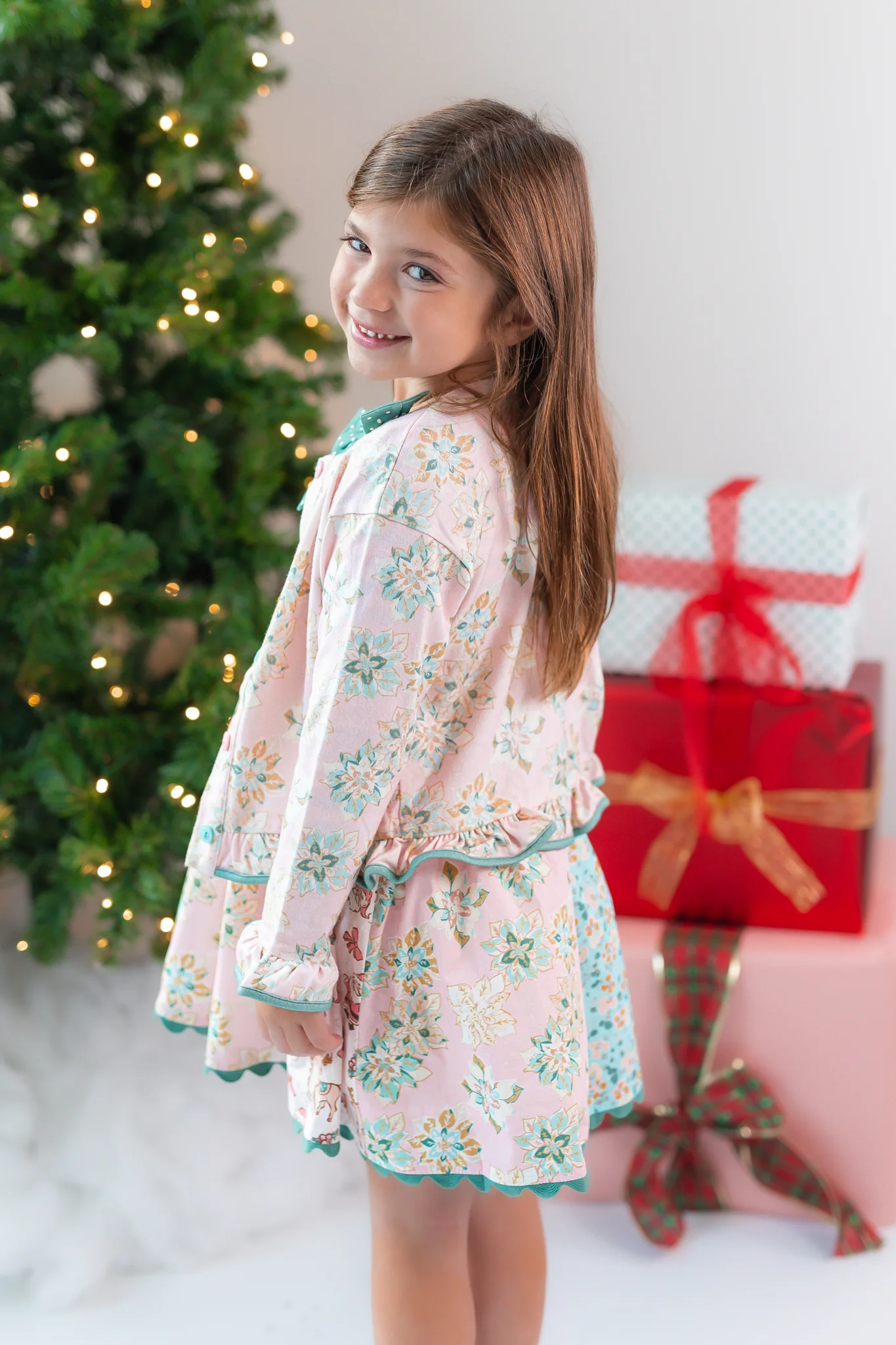 Poinsettia Puff Cardigan - Image 8