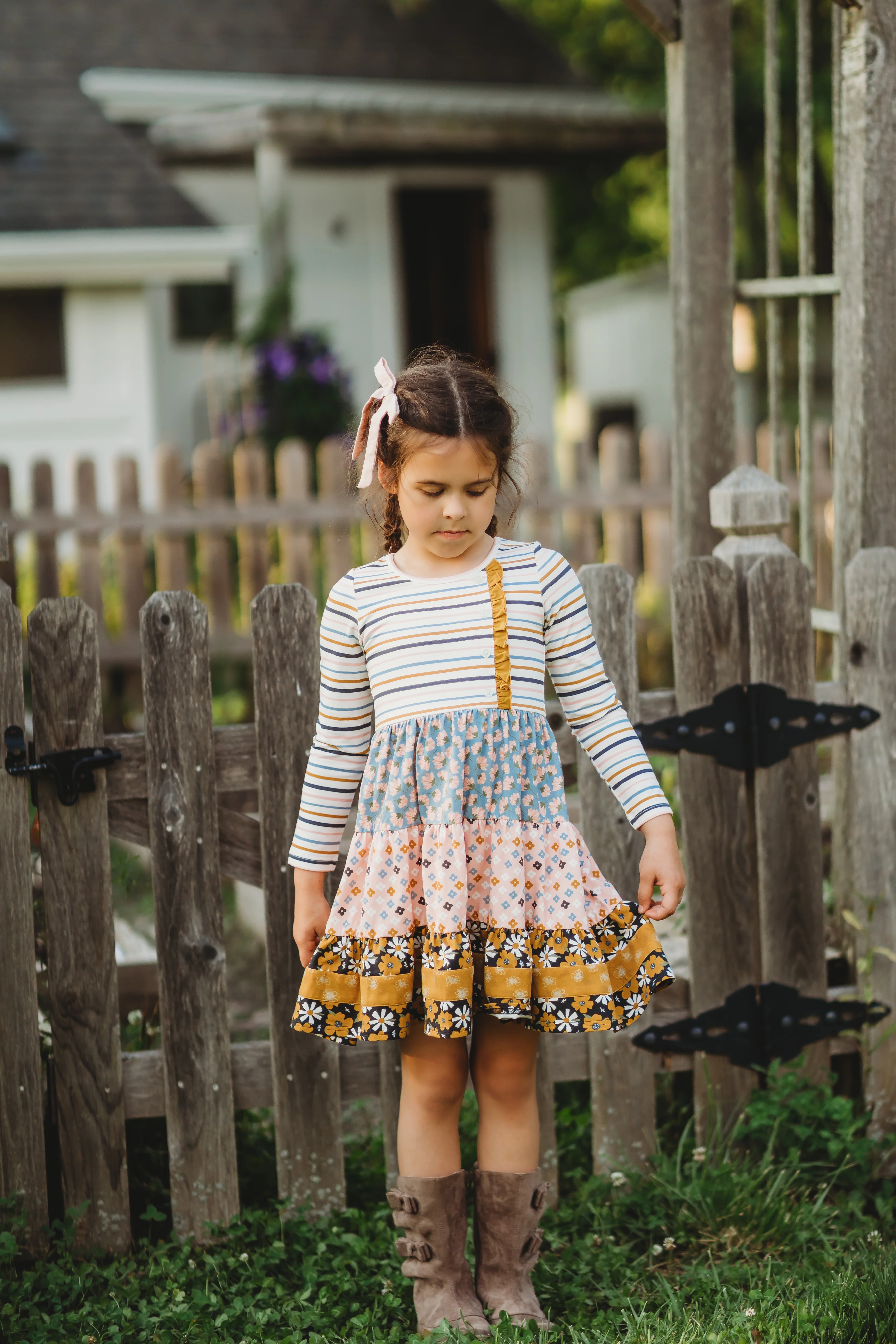 Whimsy Woods Ruffle Dress - Image 8